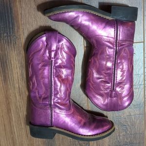 Old West cowgirl boots girls size 11
